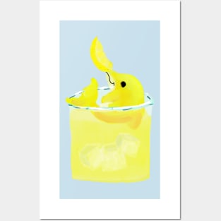 Lemonade Dolphin Posters and Art